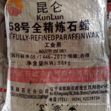 fully refined paraffin wax 58-60 kunlun brand for Candle Making